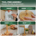 Purewood 100% Premium Collapsible Pasta Drying Rack, Wooden Noodle Dryer Stand for Fresh Pasta, Pasta Maker Accessory