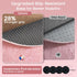 5Ft Ophanie Pink Round Rugs Circle Area Rug, Cute Fluffy Fuzzy Girls Bedroom Carpet, Plush Soft Shaggy Indoor Floor