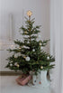 Kurt Adler 10-Light Capiz and Wire Snowflake Christmas Treetop, 10-Inch, Silver