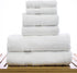 Set, 2 2 2 Chakir Turkish Linens Soft Touch Linen Terry Cloth Towel Bath Towels, Hand Towels, Washcloths, White
