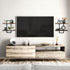 2-Tier Decorative Floating Shelves for Bedroom: Display Hanging Shelves Storage for Home Office Small Space Corner