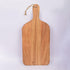 Acacia Wood Paddle Cutting Boards with handle for Kitchen, Cheese, and Food Serving Tray, Charcuterie Boards (15" x 7" x 0.65") by Samhita