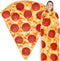 Jorbest Pizza Blanket Adult Size 80 Inches Birthday Gifts for Women Men