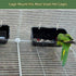 DallerSoode 1.3 6 Pack,Hanging Hanging Chicken Feeders,Duck Feeder Waterer,Small Feed Trough Quart Fence Feed Trough