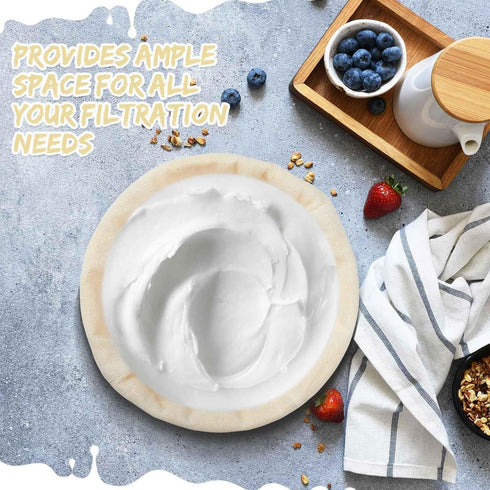 4 11.8 7.9 Inch Tioncy Pcs Greek Yogurt Strainers x Reusable Greek Yogurt Organic Cotton Cloth Bags for Straining Greek