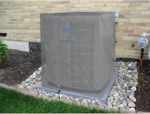 KHOMO GEAR Waterproof Heavy Duty Outdoor Air Conditioning Cover, Grey, AC Protector for Outside Units