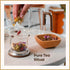 800 ML (27oz) Enchanti Tea Pot - Modern Glass Infuser Teapot - Water Separation Magic Teapot with Heat-Resistant Handle