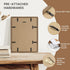 Dreamland 11x14 8x10, 11 14 Picture Frame with Mat for USA-Sourced Natural Oak Wood Photo Frames with Resistant