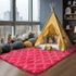 Plush Area Rug 4x6 Feet, High Pile Ultra Soft Indoor Carpet for Living Room, Bedroom, Kids Room, Playroom Decor, Hot