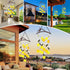 X-PREK 23" Bees Wind Chimes for Outside, Unique Stained Glass Garden Decor, Windchimes Outdoors Suncatcher Gift for