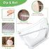 Rice Paper Water Bowl, Spring Roll Holder with Side Pocket for Rice Paper Wrappers, Summer Rolls Maker