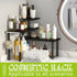 Countertop Counter BMOSU Kitchen Corner Shelf Organizer with Hooks Adjustable Spice Rack Corner Display Rack Shelf