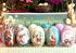 Generic Vintage Tin Easter Eggs, Set of 10 Fillable, Reusable Metal Egg Tins