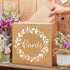 KALEFO Kraft Card Box, Wedding Favors Post Boxes, Cardboard Wedding Party Decor, Table Centerpiece