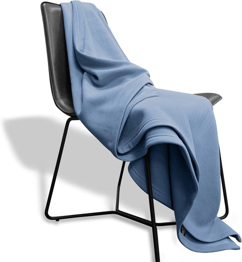 Cozy, 54" 84" MV Sport Lightweight Sweatshirt Blanket Throw Warm & Breathable Oversized Fleece Knit, Couch, Bed