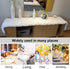 Decor(11.8 59.0 Inch) Faux Fur Table Runner, White Fur Table Runner for Christmas Winter Decor, Luxury Soft Table