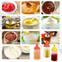 4 1 oz Samll Pieces Mini Ketchup and Mustard Bottles, Ketchup Bottle for Lunch Box Accessories, Tiny Condiment Squeeze