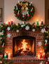 Hobbynors 15.5ft 15 Vintage Christmas Bubble Lights - Strand with Nostalgic Bubbling Candles, Warm White Glow & Green
