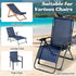 21" 63" Ostlttyn Zero Gravity Chair Replacement Fabric Kit, W x L Repair Cloth with Replacement Bungee Cord for Anti
