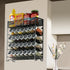 28 Set,Space-Saving Countertop, Skiileor Spice Rack Organizer with Empty Spice Jars,Spice Labels,Chalk pen and Funnel