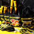 Photect 24 Pieces Construction Party Favors Bags, Non Woven Tote Bags for Birthday Party Supplies, Truck Treat Bags
