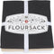 Now Designs Floursack Kitchen Towels, Set of Three, Black/Oyster/White