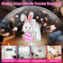 Wall Fragrance Plug in with Night Light, Compatible with Bath & Body Works WallFlower, Pink Easter Bunny