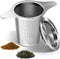 Extra Fine 18/8 Stainless Steel Tea Infuser Mesh Strainer with Double Handles for Steeping Loose Leaf Tea