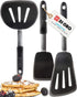 DI ORO Chef Series FLEX Silicone Spatula, 600ºF Heat-Resistant, Flexible Turner Spatulas, 3-Piece Set