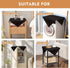 2 Pack 24 24 Inch sancua Small Square Tablecloth x Black, Stain and Wrinkle Resistant Washable Polyester Table Cloth