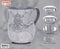 Stainless Steel Netilat Yadayim Cup, Grey Stone Painted Design, Judaica Gift Collection