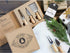 Santa Barbara Design Studio Kitchen Essentials Gift Set, Holiday Collection Kraft Cardboard Book Gift Box, 3-Pieces
