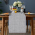 Grey Burlap Table Runners 2 Packs, 14"x72" Rustic Farmhouse Decor for Dining, Wedding, and Coffee Tables
