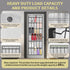 PAULONE 30 3 Closet 69 lbs, Over the Door Organizer with Large Pockets, Sizes of Hangers, Holds up to Hanging Organizer