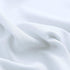 White Kitchen Curtains 36 Inch Length - Sets of 2 Panels Rod Pocket Cafe Curtains for Bathroom, Semi Sheer Short