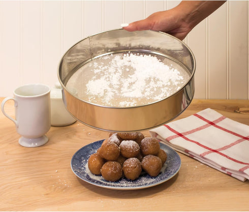 Mrs. Anderson’s Baking Tamis Mesh Sifter, 18/8 Stainless Steel for Perfect Baking Results