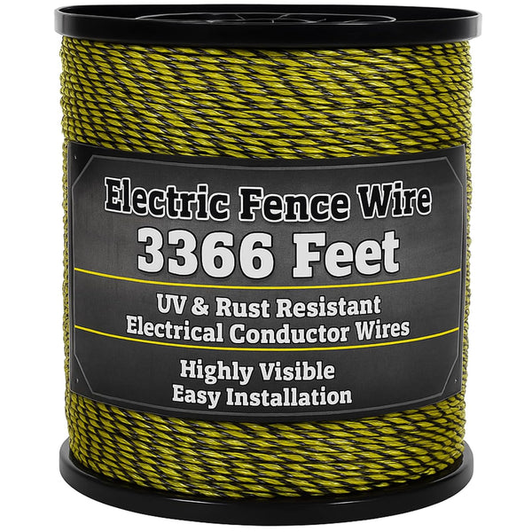 Houseables Electric Fence Wire, Hot Wire Fence, Electric Fencing, Livestock Fencing, Electrical