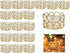 Pack of 20 Gold Crystal Tea Lamp Candlesticks Bowl Tealight Candle Holders
