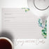 48 Succulents Recipe Cards, 4x6 inches, Water Resistant