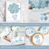 HYCSANBAO Elephant Baby Shower Decorations for Boy, Blue Elephant Baby Shower Party Supplies, It's a Boy Backdrop