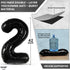 KatchOn Huge Black 2025 Balloons Number, 42 Inch Graduation Balloons, Foil Decorations for Class of 2025