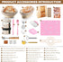18 34 Oz Set RYTOXILO Sourdough Starter Kit, Pcs Sour Dough Bread Baking Supplies Kits for Beginners with Glass Starter
