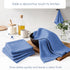 Set 12 100% (16 26 inches) TWINY threads of Cotton Solid Kitchen Towels with Hanging Loop X | Ultra Absorbent Dobby
