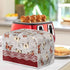 chaqlin 4 Slice Toaster with Cover, Wide Slot, Machine Washable Small Appliance Covers, Newspaper Butterfly Print
