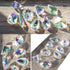 10pcs H&D HYALINE & DORA Coloful Crystal Chandelier Lamp Lighting Drops Pendants Prisms Hanging Glass Prisms Parts