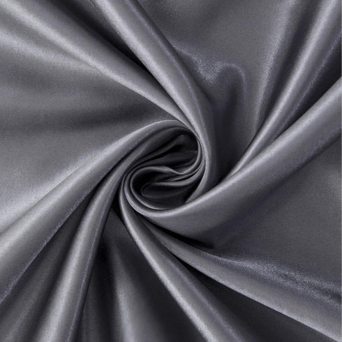 P Pothuiny 2-Piece Grey Satin Pillowcases, Queen Size Silky Pillow Covers for Hair & Skin, Wrinkle Fade Resistant