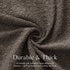 Cozy 12 20 Inch,Dark Foindtower Textured Boucle Throw Pillow Covers Accent Solid Lumbar Pillow Cases Soft Decorative