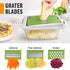 Mueller Pro-Series 10-in-1 Vegetable Chopper, 8 Blade Cutter, Dicer, Egg Slicer with Container, French Fry Cutter, Home