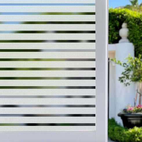 Niviy 23.6 x 78.7 Inches Frosted Window Film, Non-Adhesive Static Cling with UV Protection for Home Office