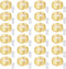 Ineximun 24 Pack LED Fairy Lights Battery Operated 7Ft 20Led Warm White